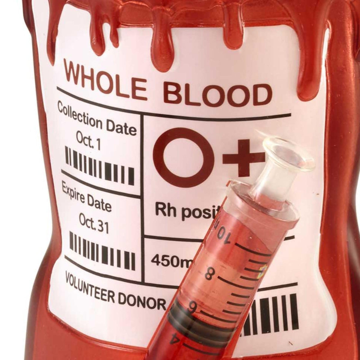 Avanti Linens Halloween Blood Bag Soap Dispenser, Hand Painted Resin