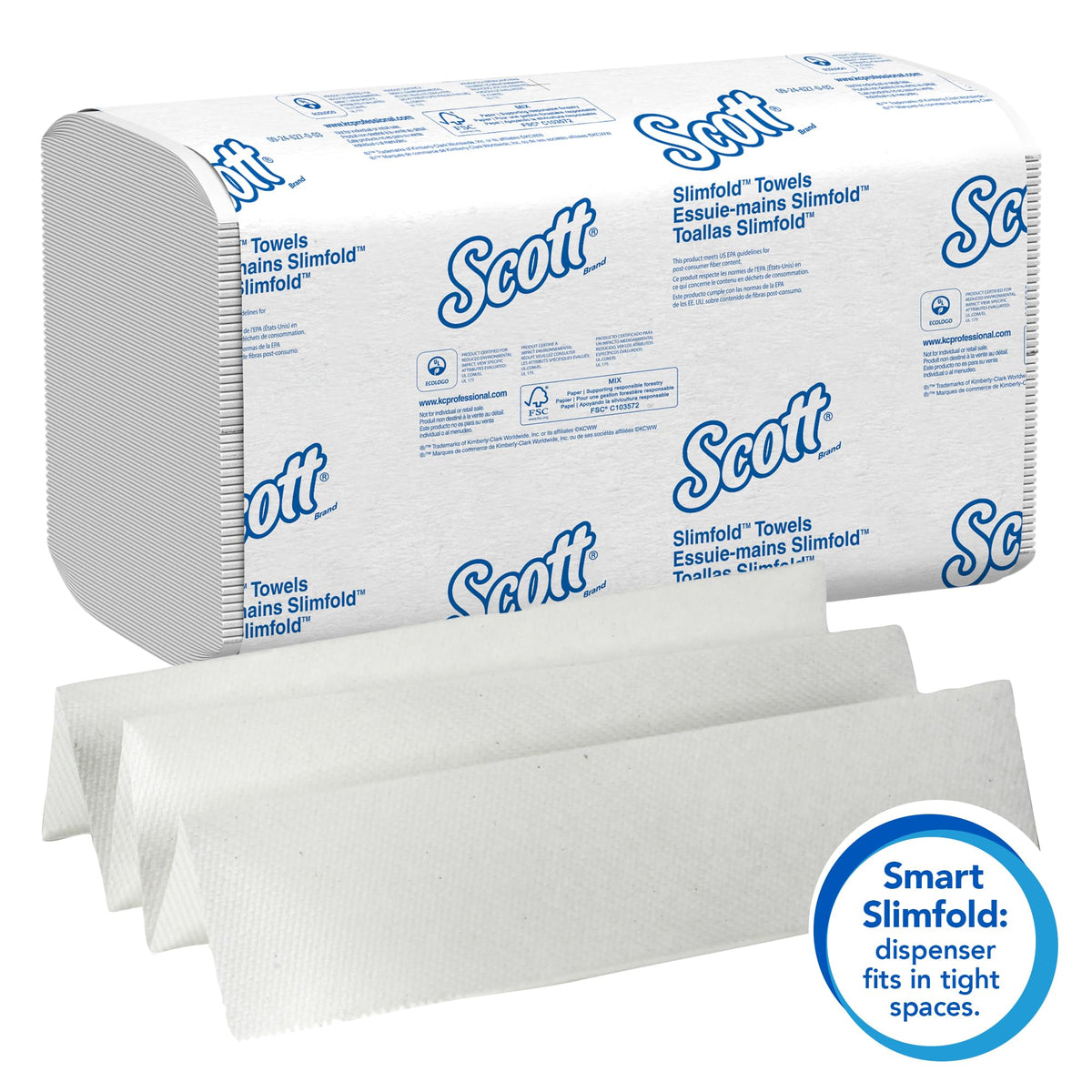 Scott Professional Pro Slimfold Paper Towels, 04442, 24 x 90 Sheets
