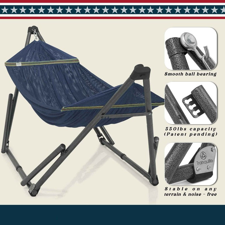 Tranquillo Uniki Collapsible Hammock with Stand