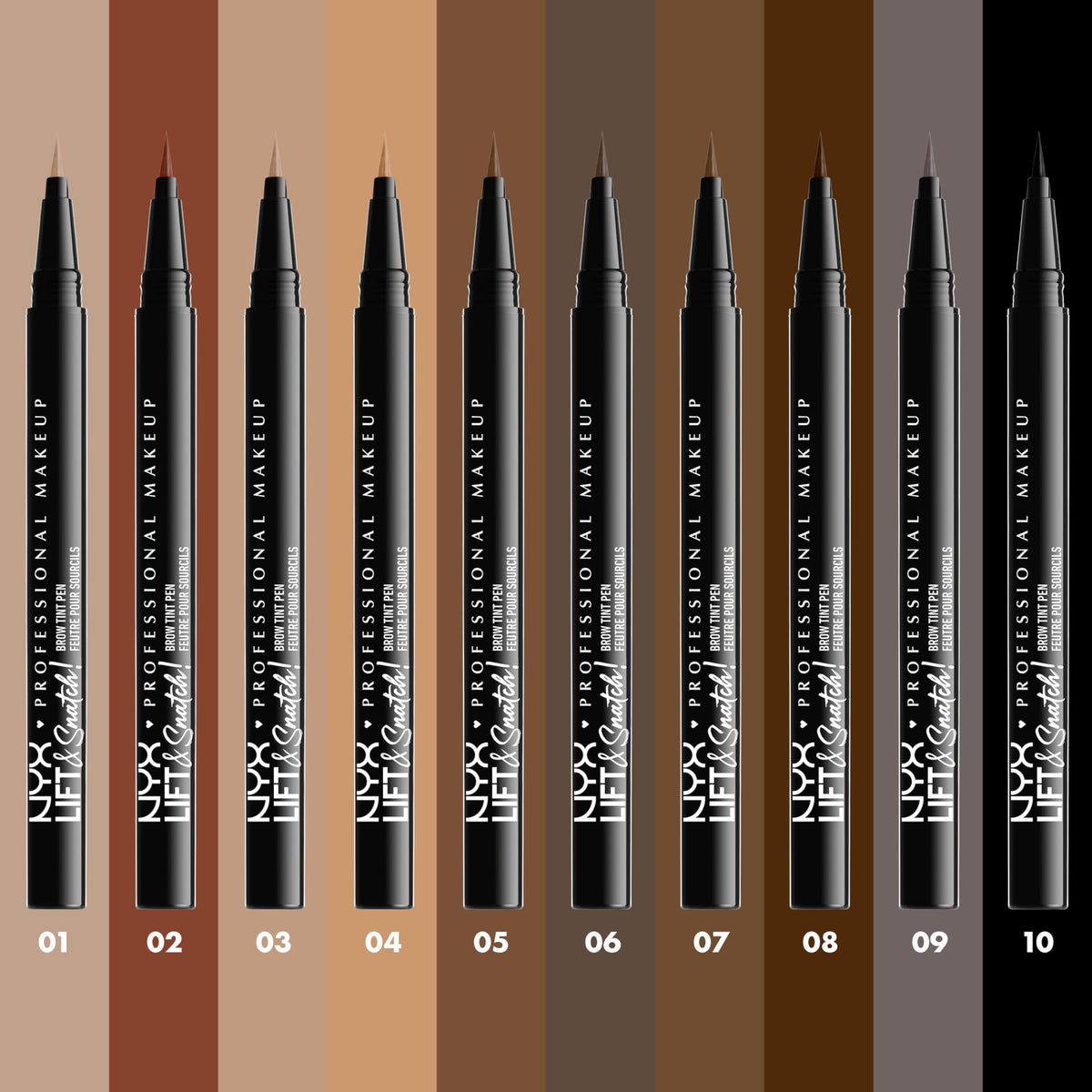 NYX Professional Makeup Lift & Snatch Eyebrow Tint Pen, Black