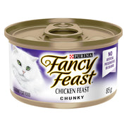 Fancy Feast Chunky Wet Cat Food, Chicken Feast, 85g, 24 Pack