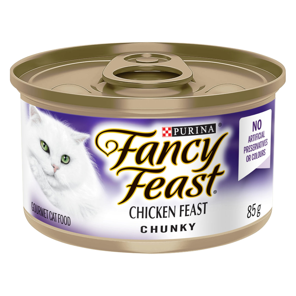 Fancy Feast Chunky Wet Cat Food, Chicken Feast, 85g, 24 Pack