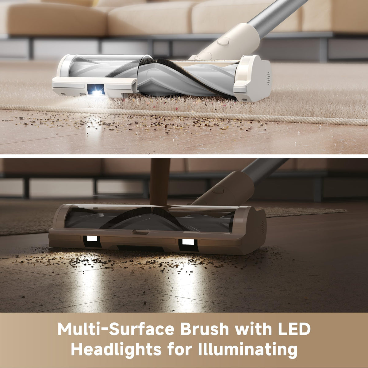 dreame R10 Pure Cordless Stick Vacuum, White