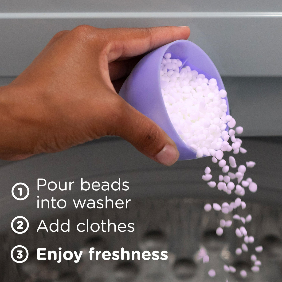 Downy Light Scent Booster Beads, White Lavender, 853 g