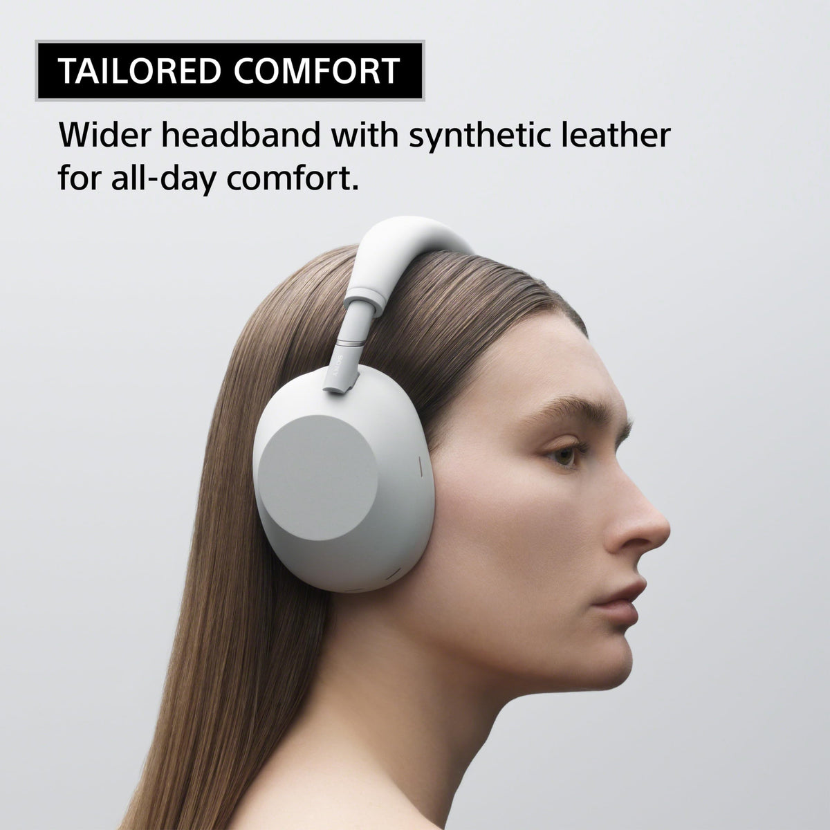Sony WH-1000XM6 Wireless Noise Canceling Headphones, Platinum Silver