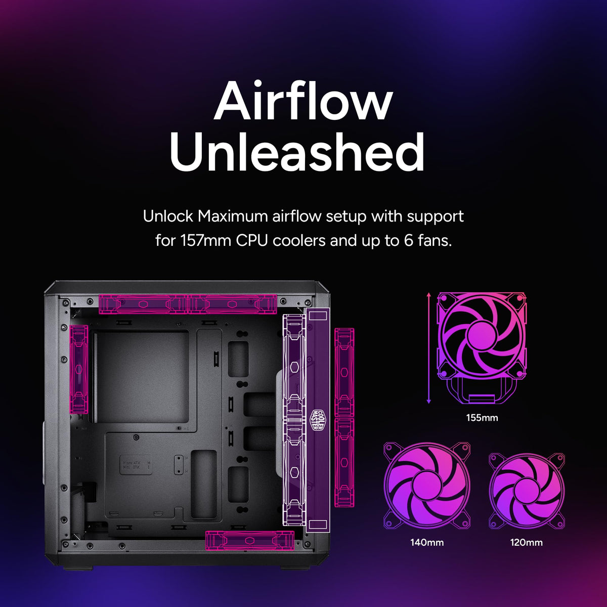 Cooler Master MasterBox Q300L Micro-ATX Tower, MCB-Q300L-KANN-S00