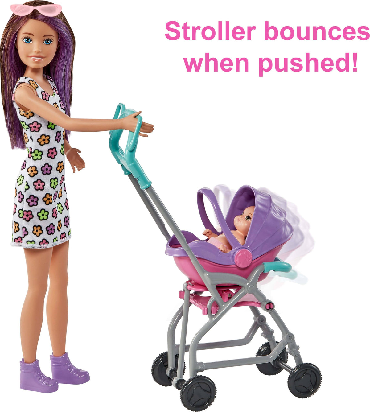 Barbie Skipper Babysitters, Inc. Playset with Doll and Stroller