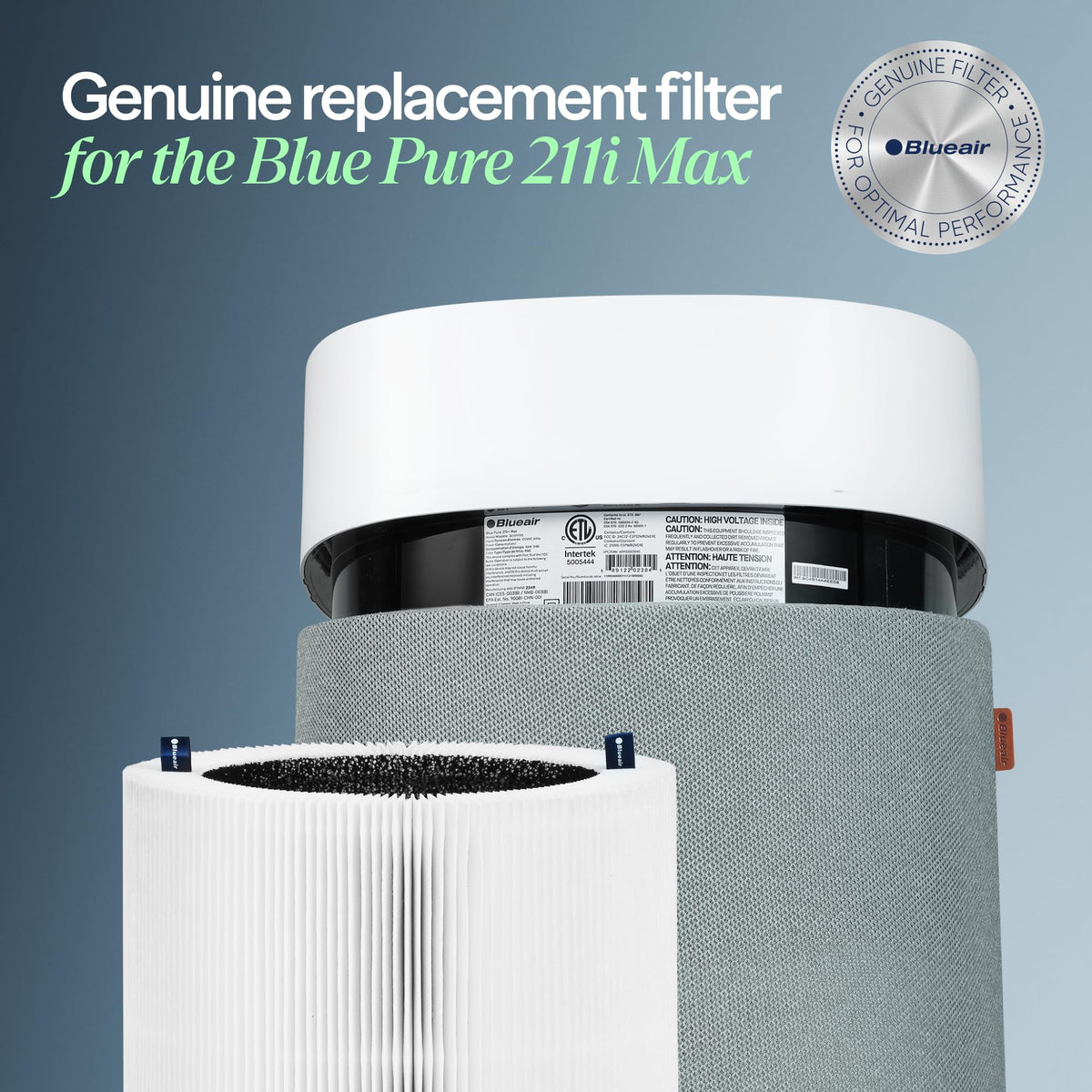 Blueair Pure 211i Max Replacement Filter, F2MAX