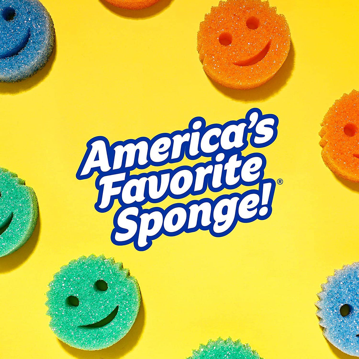 Scrub Daddy Sponge Set, Colors, 4 Count