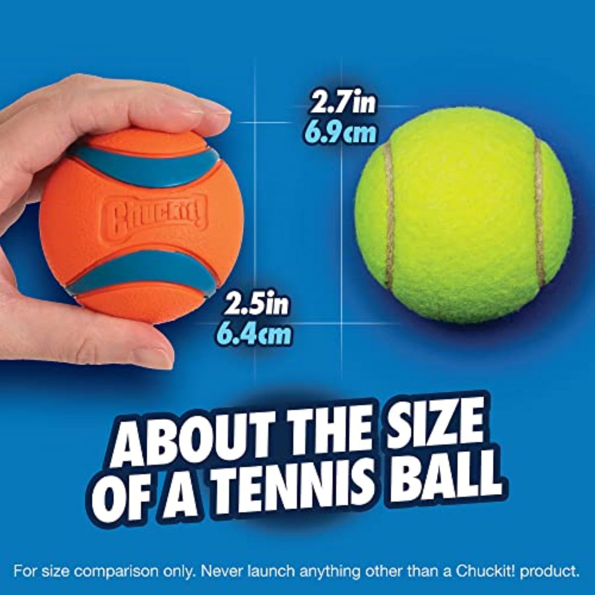 Chuckit! Ultra Ball Dog Fetch Toy, Medium, 8 Pack with Bucket