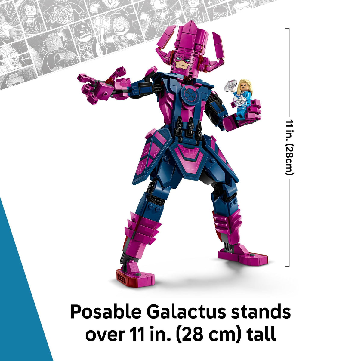 LEGO Marvel Fantastic Four vs. Galactus Construction Figure 76316