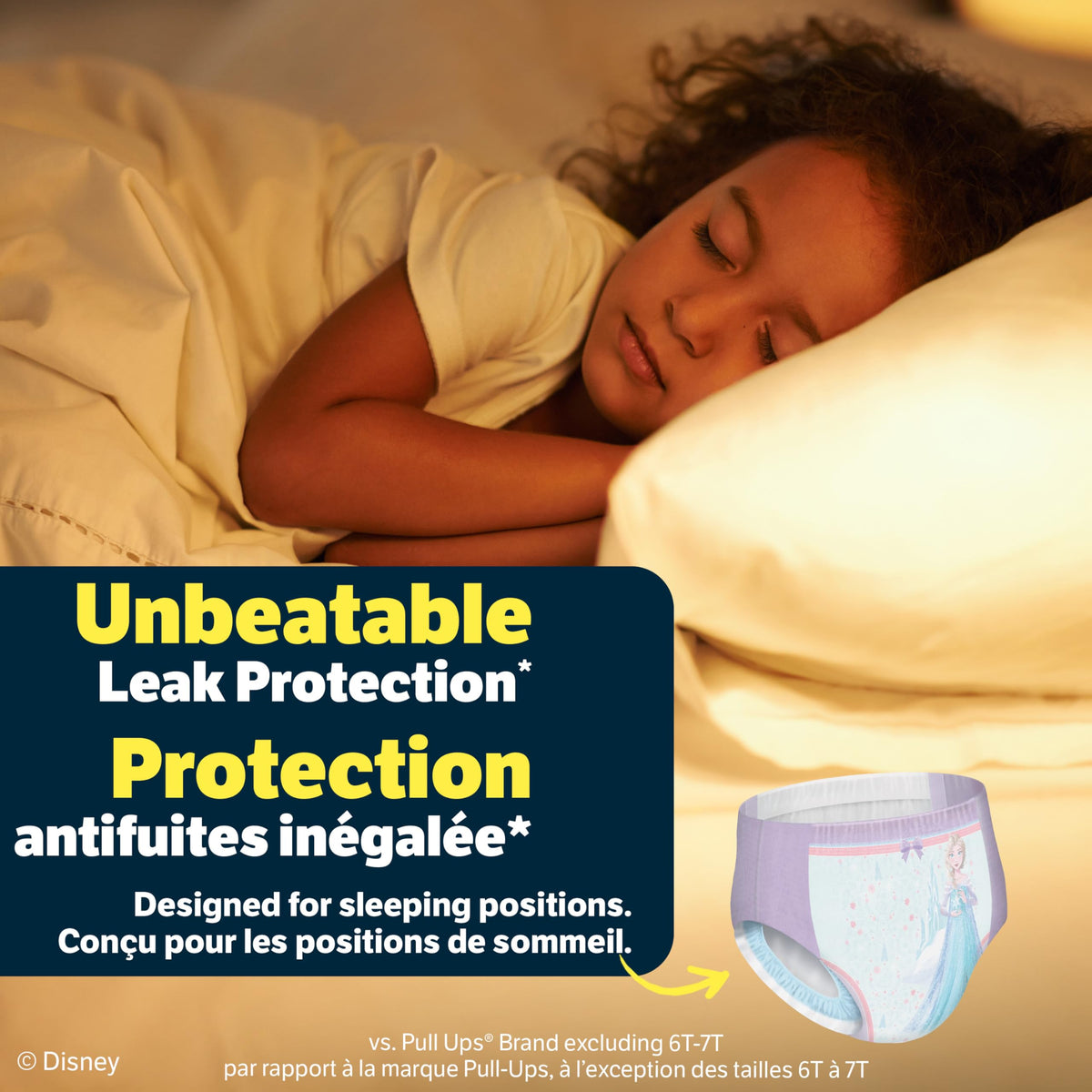 Huggies Goodnites Girls Bedwetting Underwear, Size S/M, 44 Count