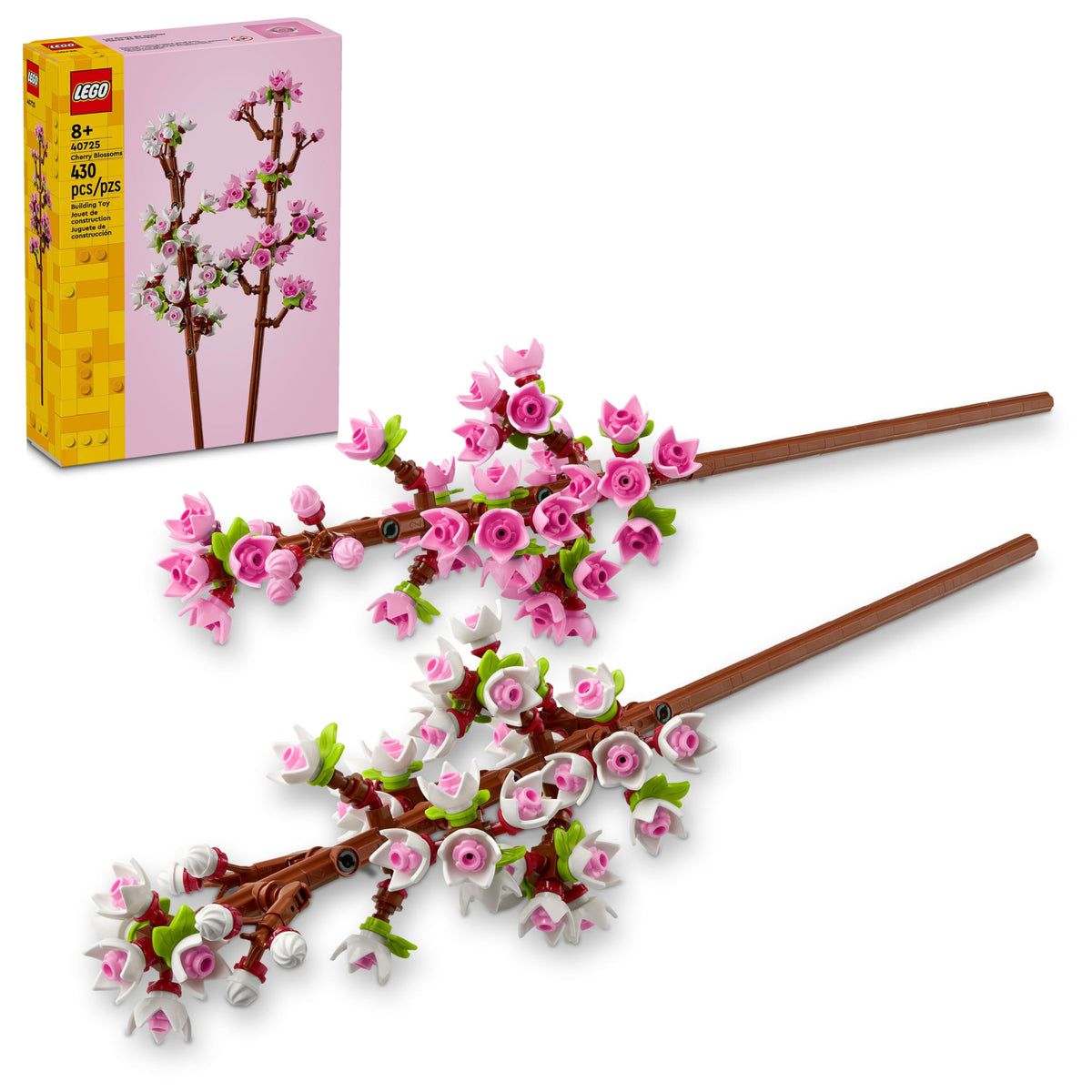LEGO Cherry Blossom Building Set 40725, Ages 8+