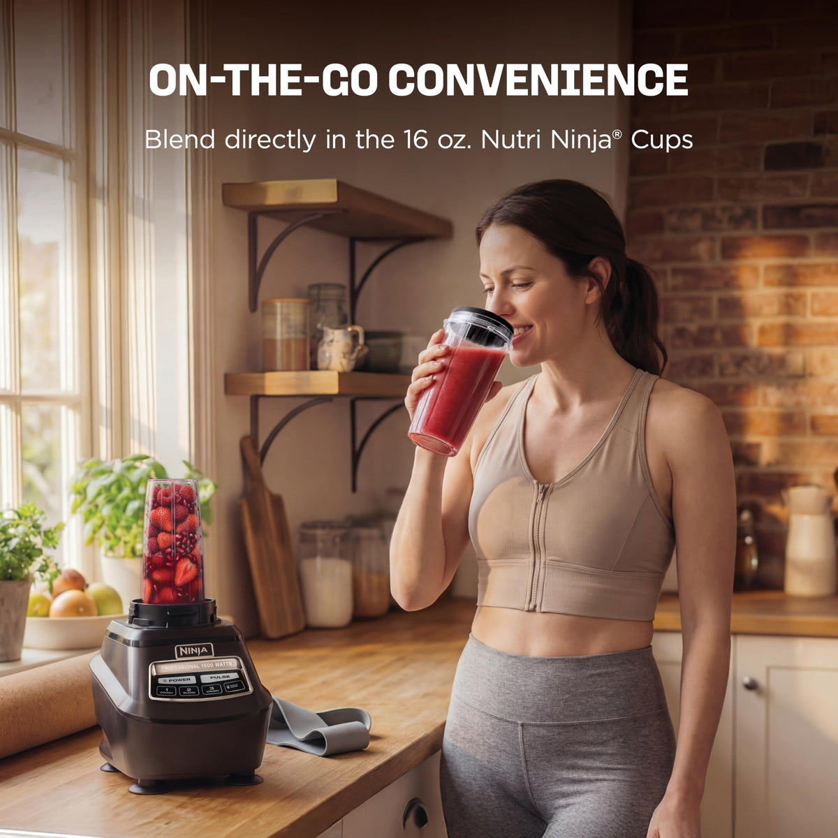 Ninja Kitchen System Food Processor and Blender, 1500W, BL770
