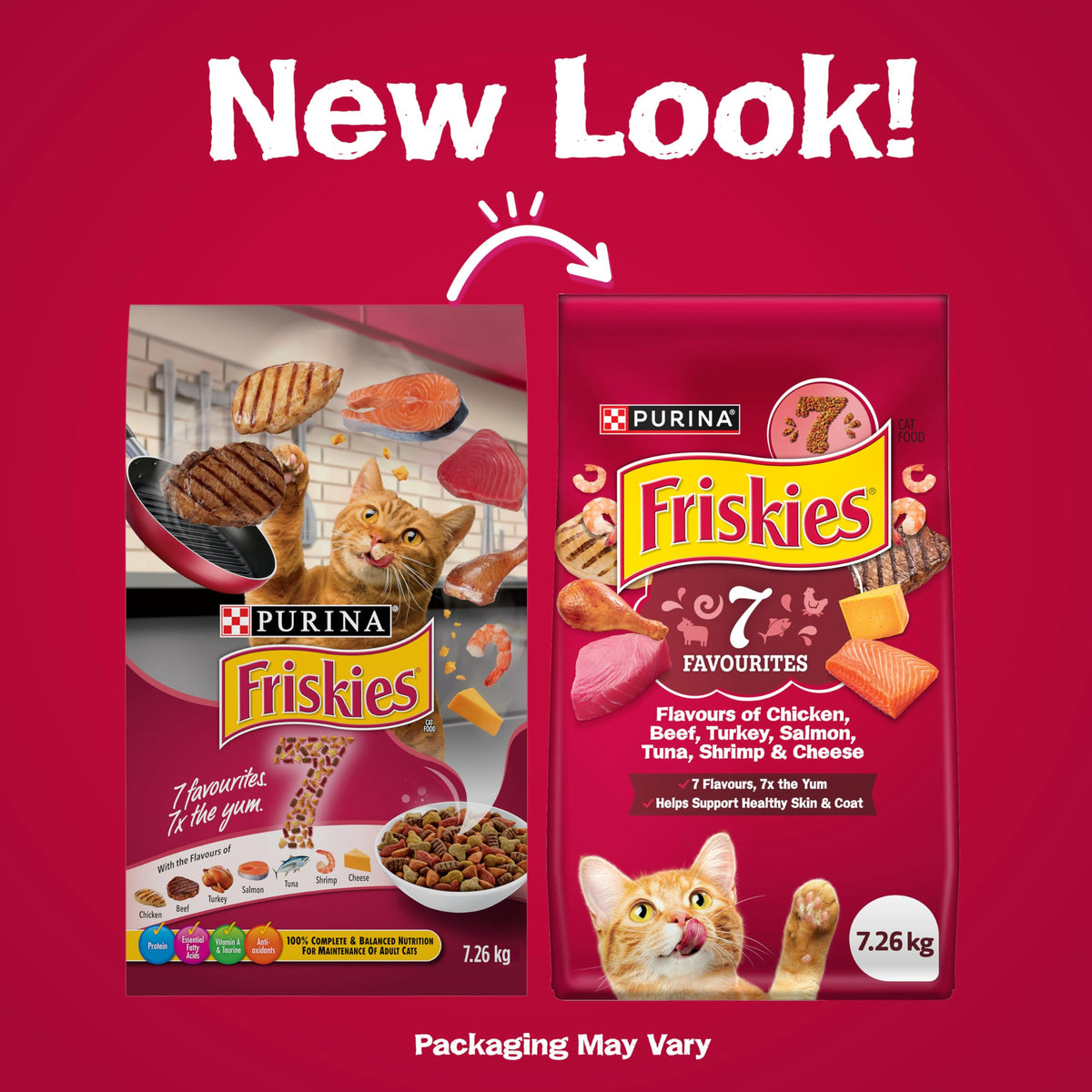 Friskies 7 Dry Cat Food, 7.26 kg