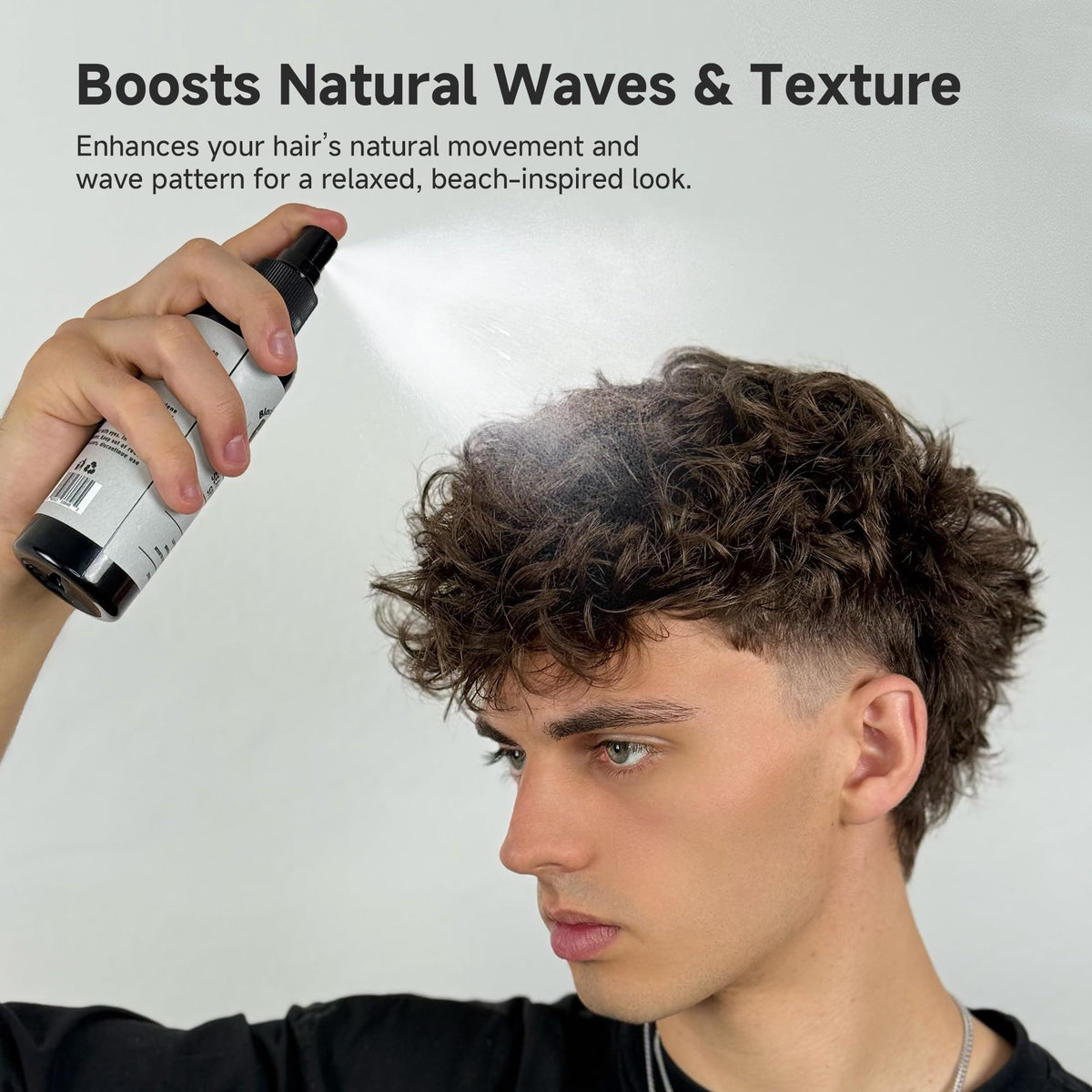 Sea Salt Spray for Men, Beach Wave Texture, Natural Matte Finish