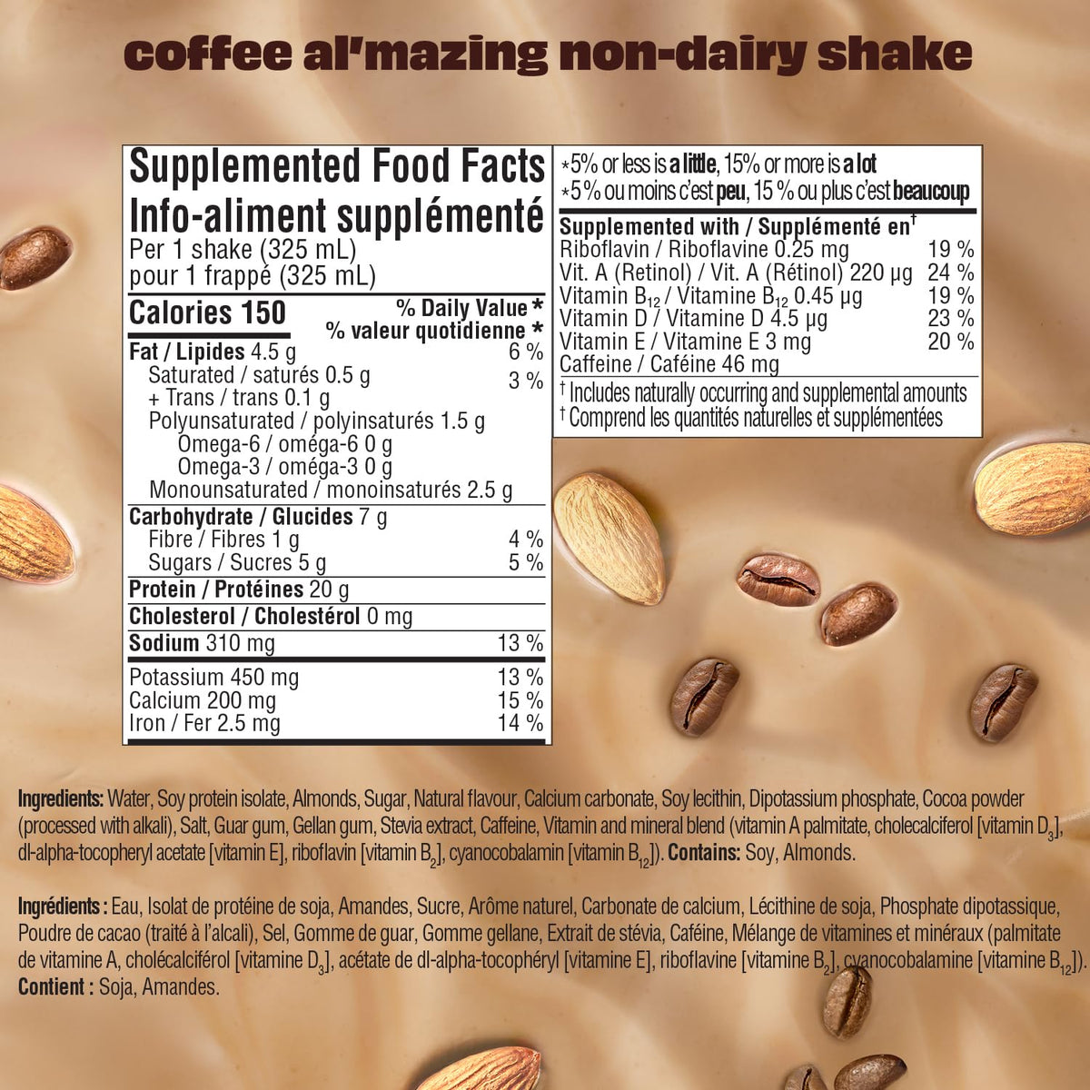 Premier Protein Al'mazing Non-Dairy Protein Shake, Coffee, 12 Count