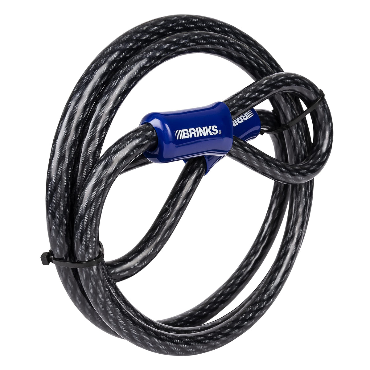 Brinks Commercial Steel Braided Loop Cable, 7 ft x 5/8 Inch