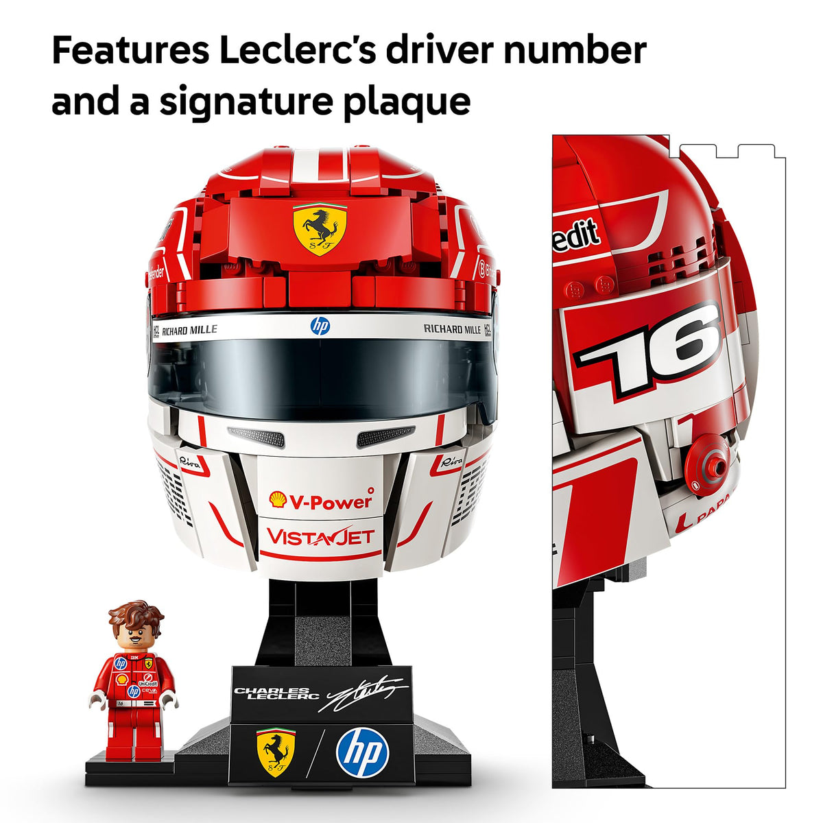 LEGO Editions Scuderia Ferrari HP Charles Leclerc Helmet, 43014
