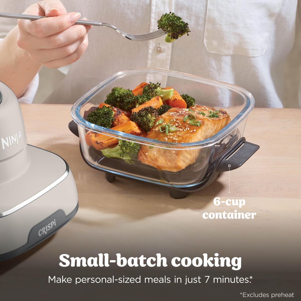 Ninja Crispi Portable Glass Air Fryer System (FN101ST)