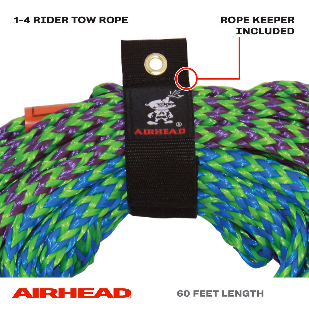 Kwik Tek Airhead 4 Rider Tube Rope
