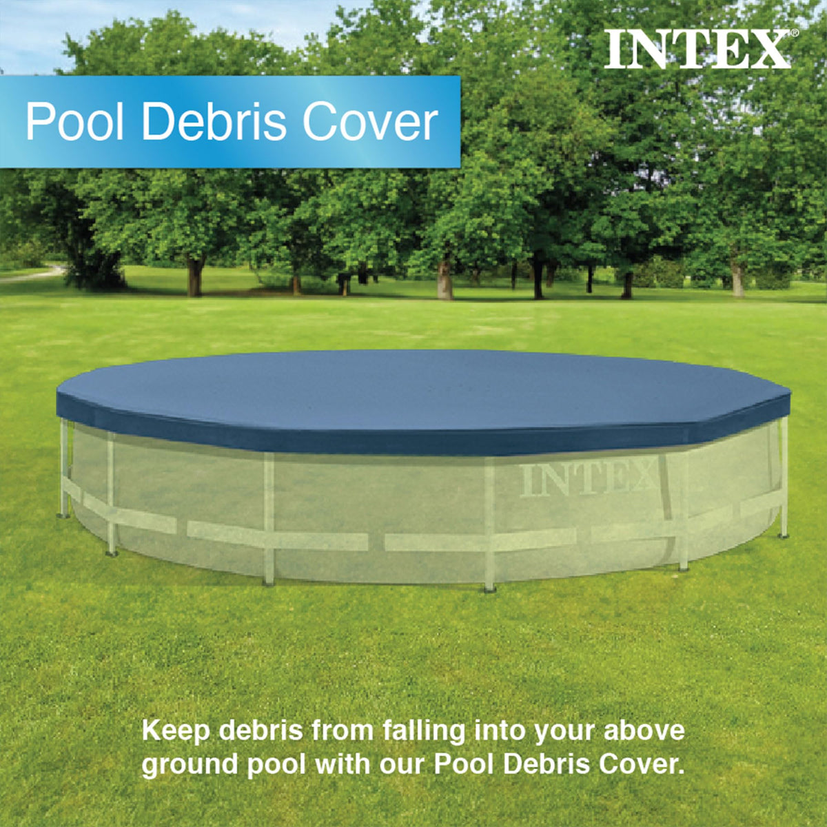 Intex 28031E 12 Foot Round Above Ground Pool Cover