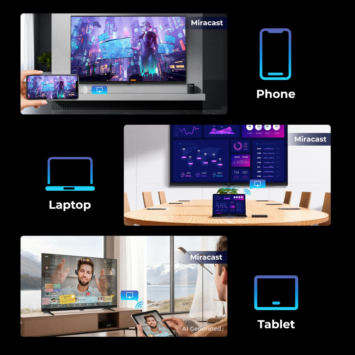 FPD AT32-P1 32" 720p Tizen Smart TV