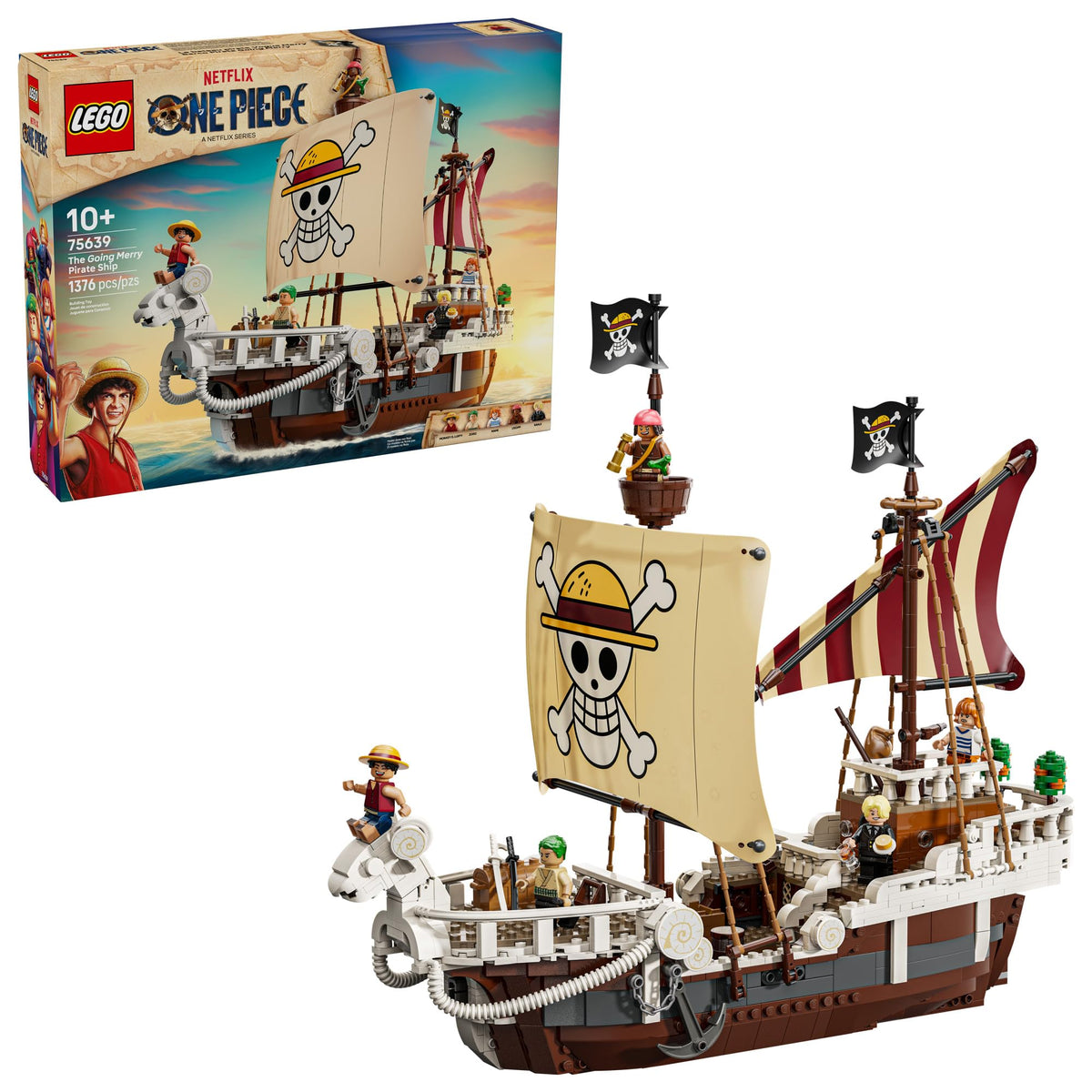LEGO ONE PIECE The Going Merry Pirate Ship Building Set (75639)