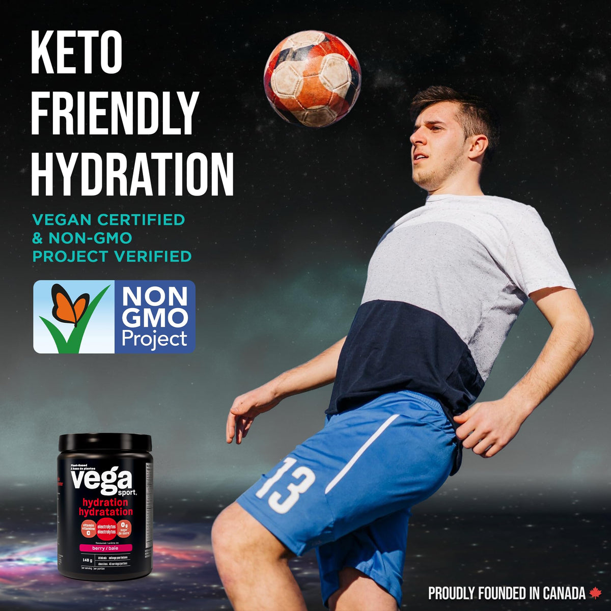 Vega Sport Electrolyte Powder, Sugar-Free Berry, 40 Servings, 148 g
