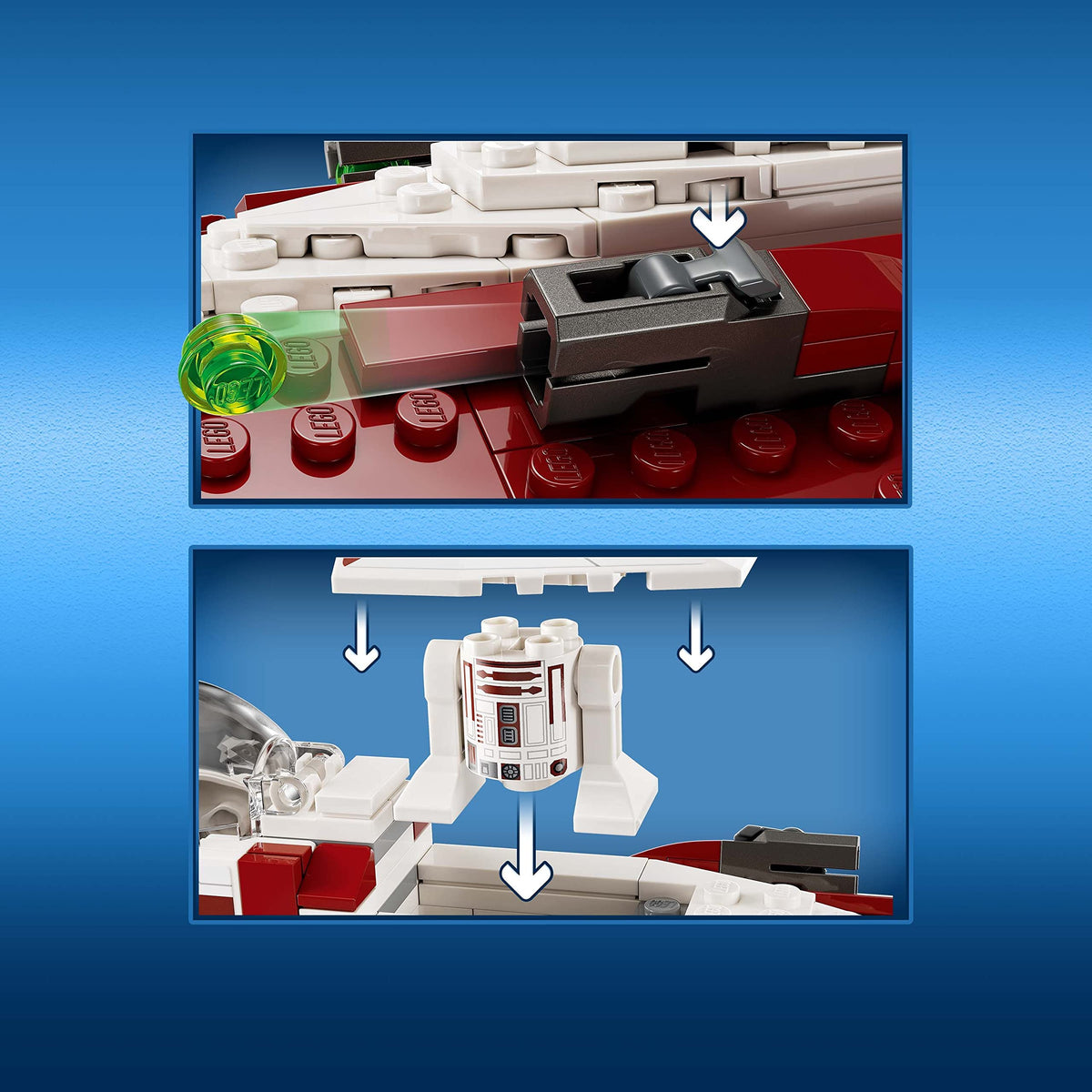 LEGO Star Wars Obi-Wan Kenobi's Jedi Starfighter Building Set, 75333
