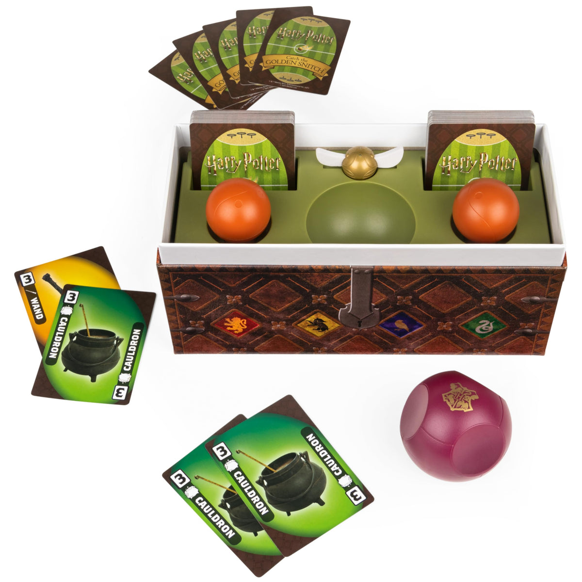 Harry Potter Catch the Golden Snitch Quidditch Board Game, Ages 8+