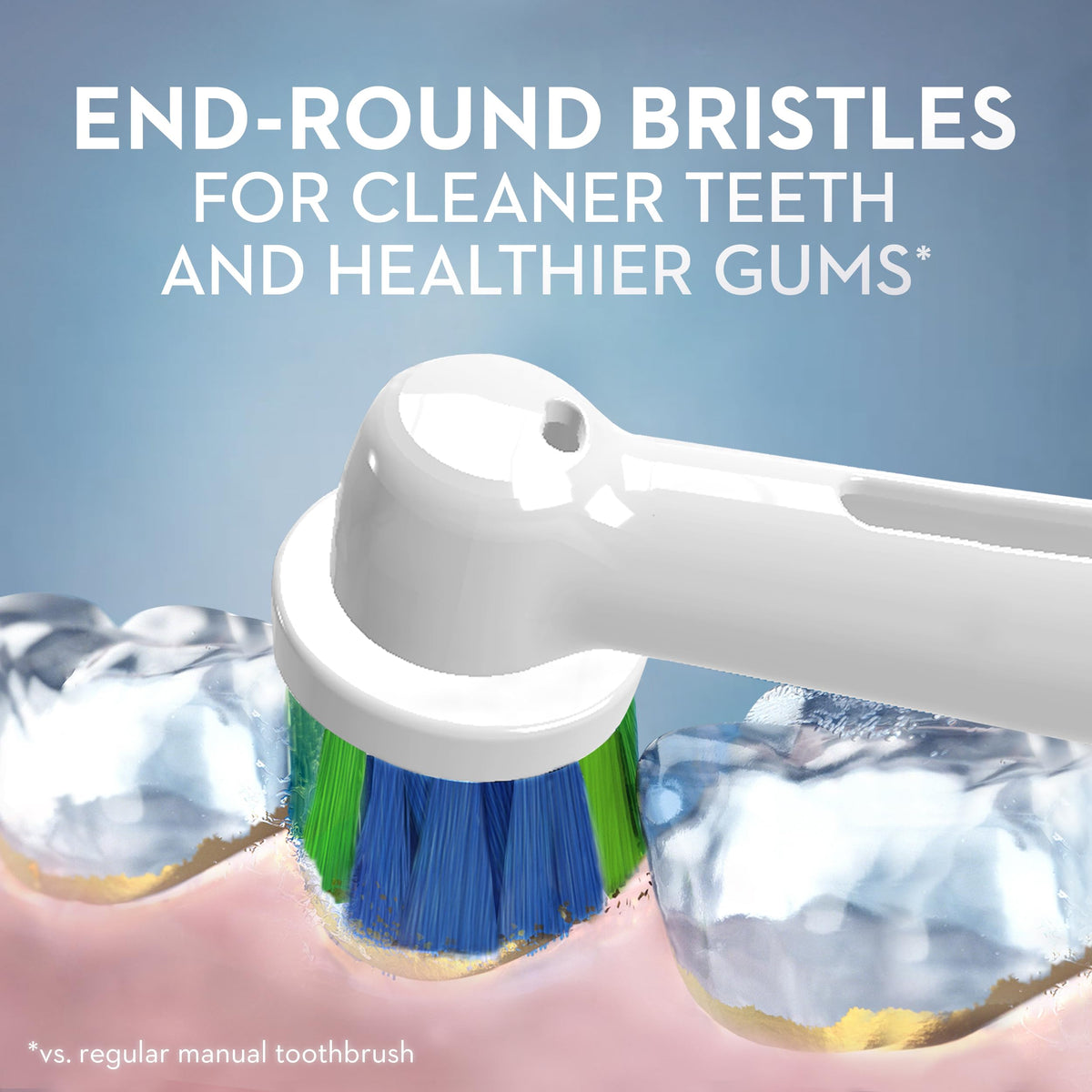 Oral-B Precision Clean Replacement Brush Heads, White, 3 Count