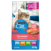 Purina Cat Chow Complete Dry Cat Food, Salmon, 6.4 kg