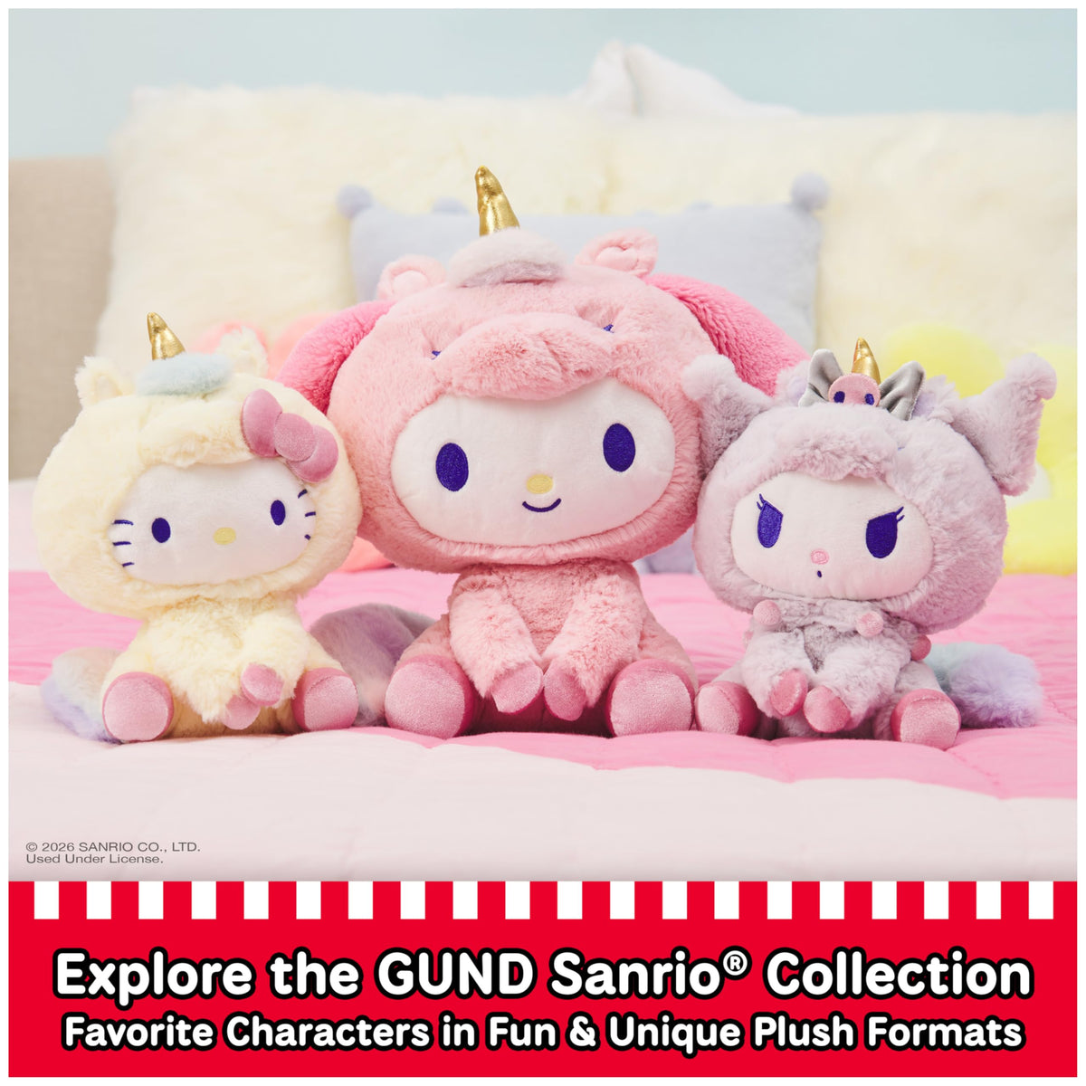 GUND Sanrio Cinnamoroll Plush Toy, 6-Inch, Ages 1+