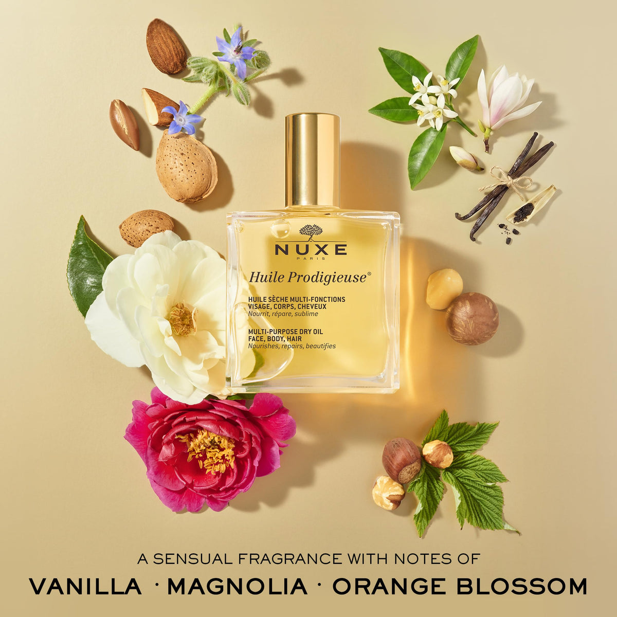 Nuxe Huile Prodigieuse Multi-Purpose Dry Oil, 100 mL