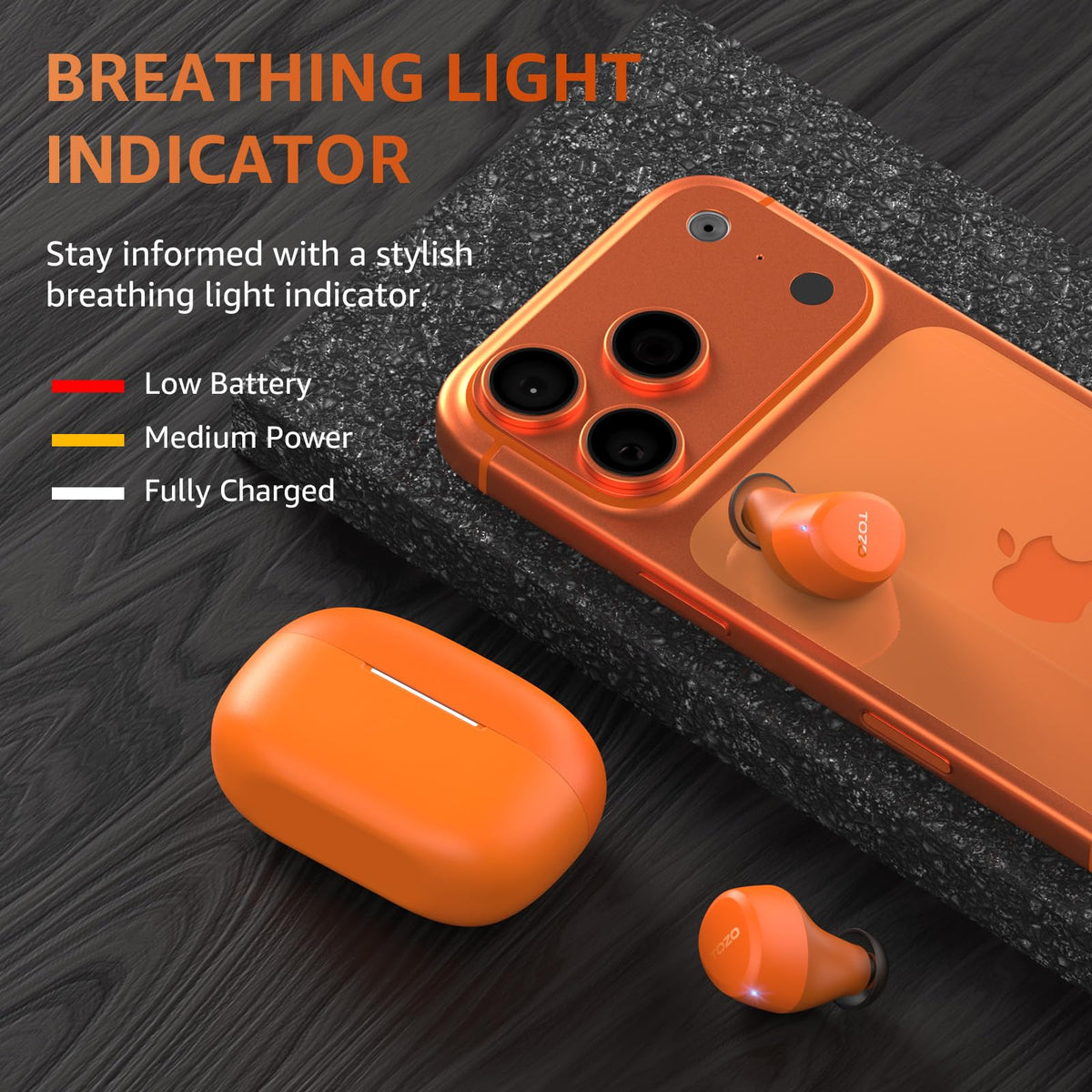 TOZO A1 Bluetooth 5.3 Wireless Earbuds