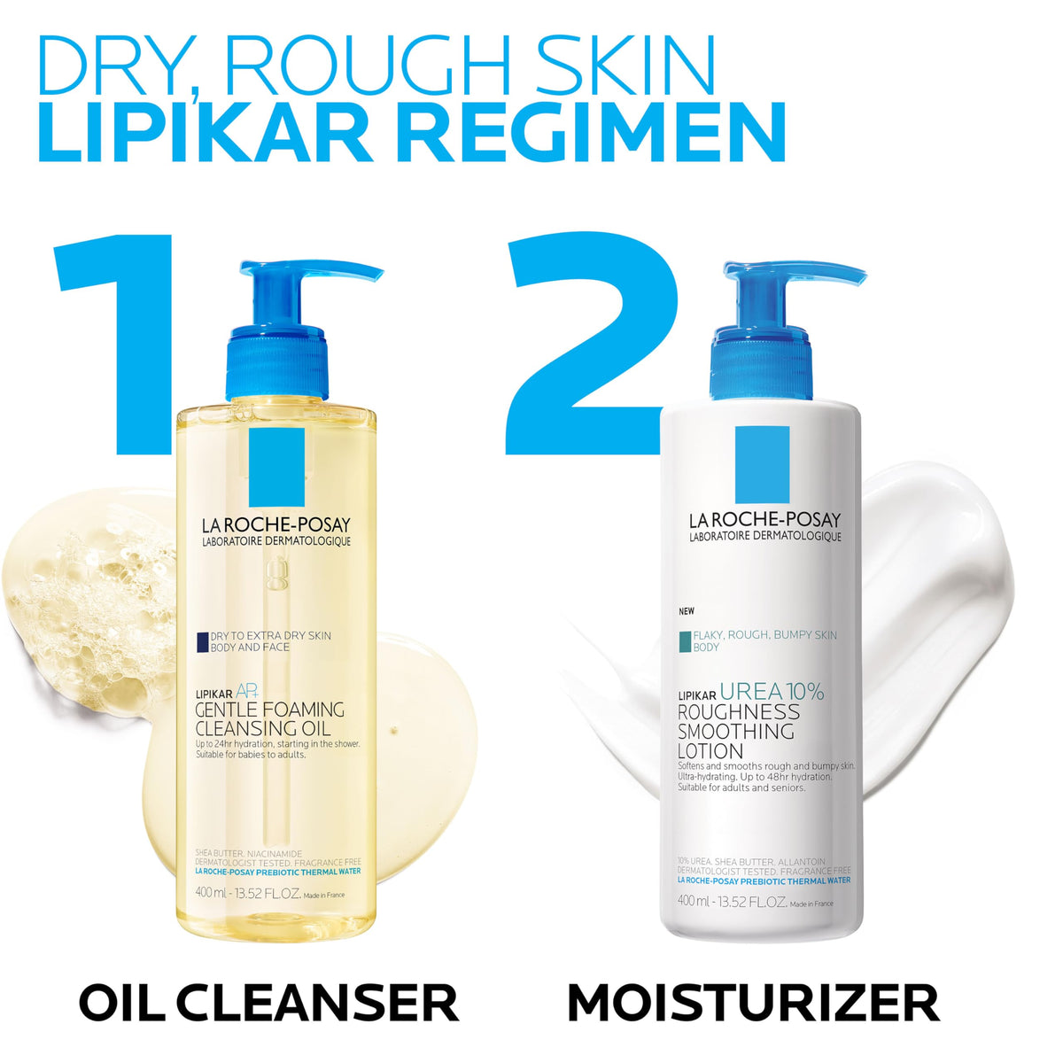 La Roche-Posay Lipikar Lait Urea 10% Body Lotion, 400 mL