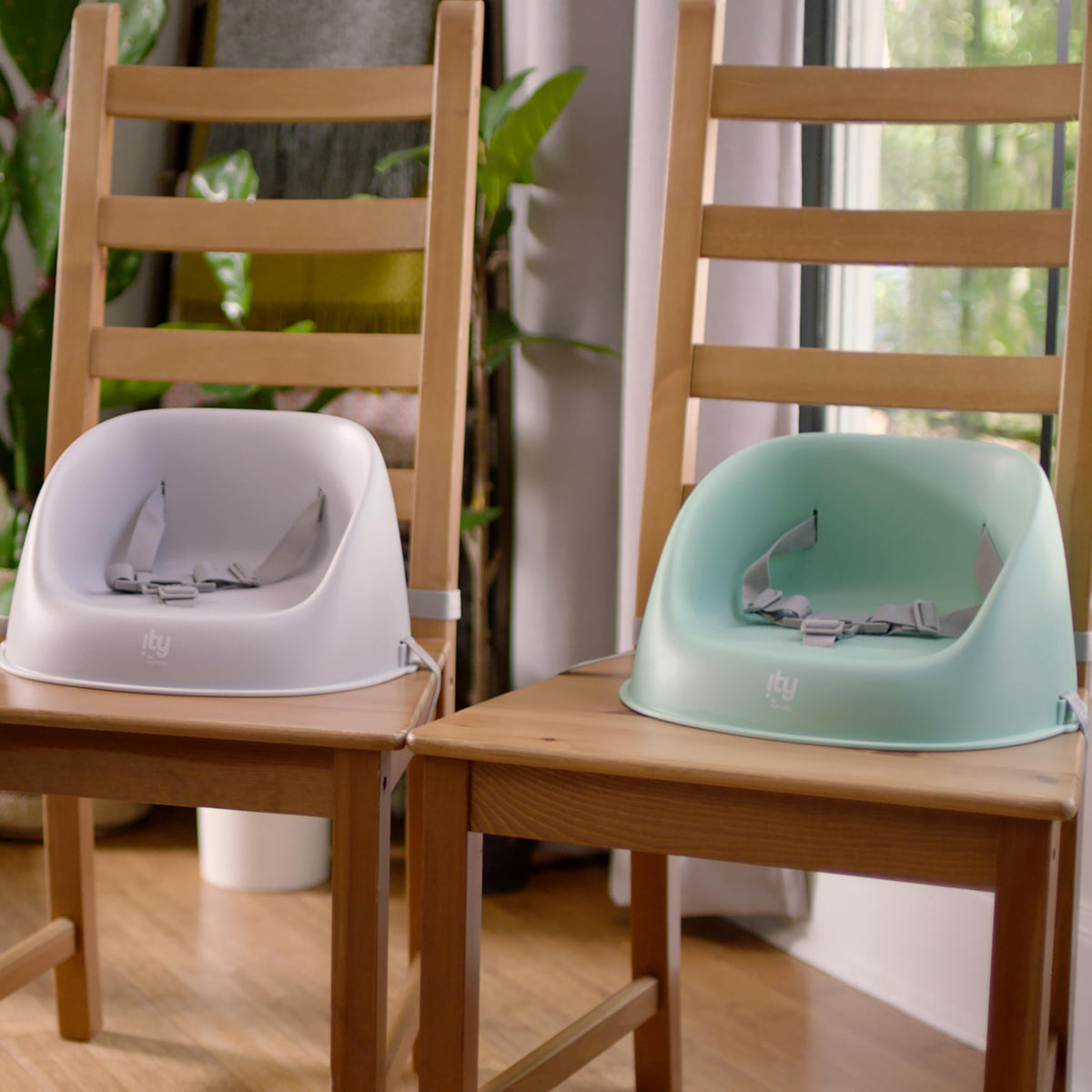 Ingenuity My Spot Easy-Clean Baby Booster Feeding Chair, Green