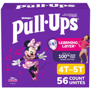 Pull-Ups Girls' Easy Open Potty Training Pants, 4T-5T, 56 Count