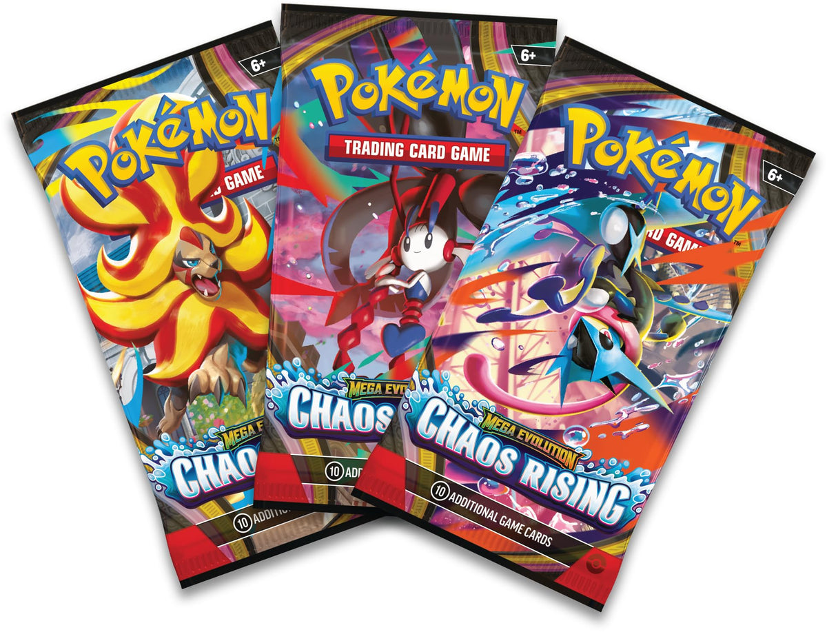 Pokémon TCG Mega Evolution Chaos Rising Triple Pack