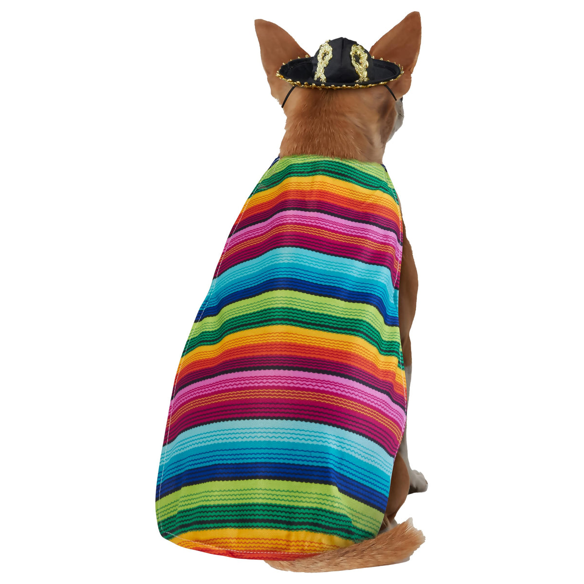 Rubies Costume Co Halloween Classics Pet, Mexican Serape, Medium