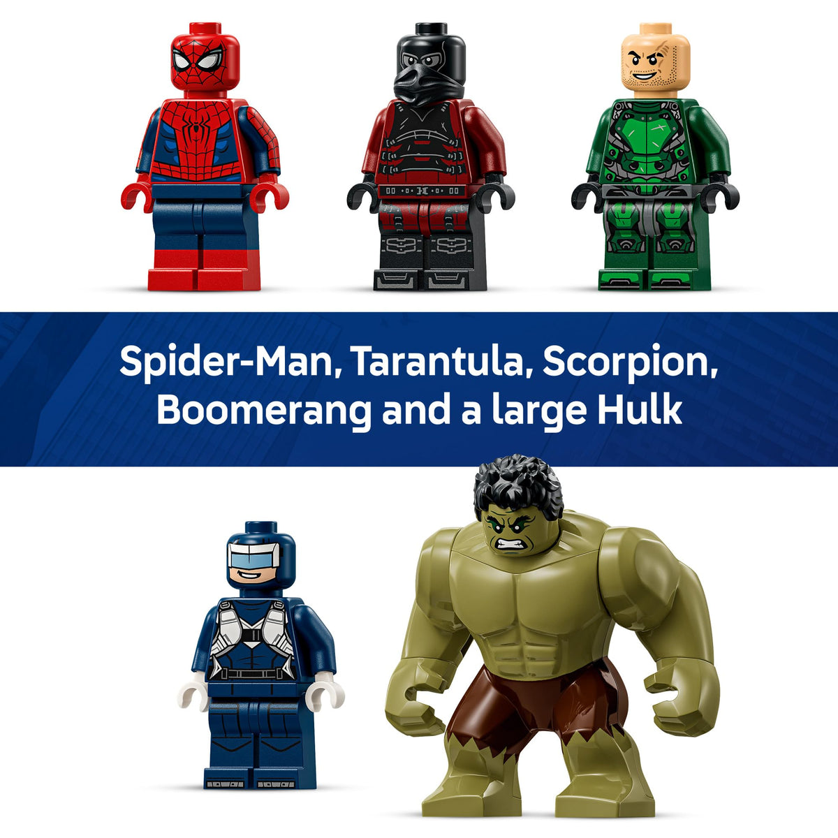 LEGO Marvel Spider-Man vs Hulk Epic Clash, Ages 8+, 76350