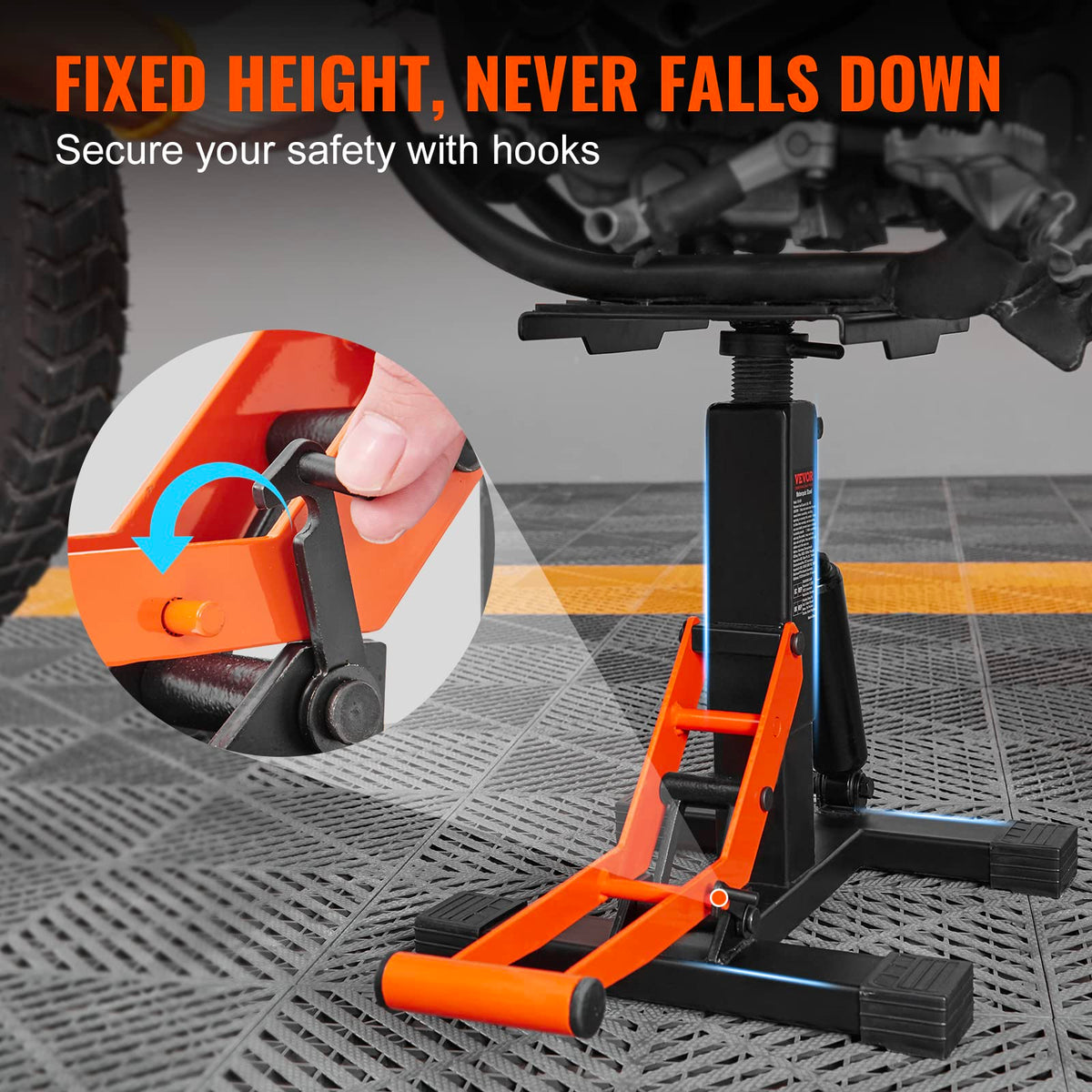 VEVOR Dirt Bike Lift Stand, 440 lbs Capacity, Hydraulic