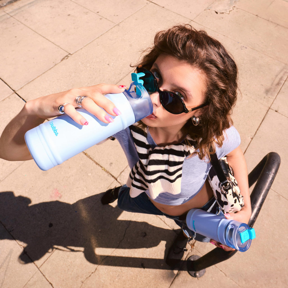 Bubba Dualsip Water Bottle With Straw, Fresh Kicks, 24 oz