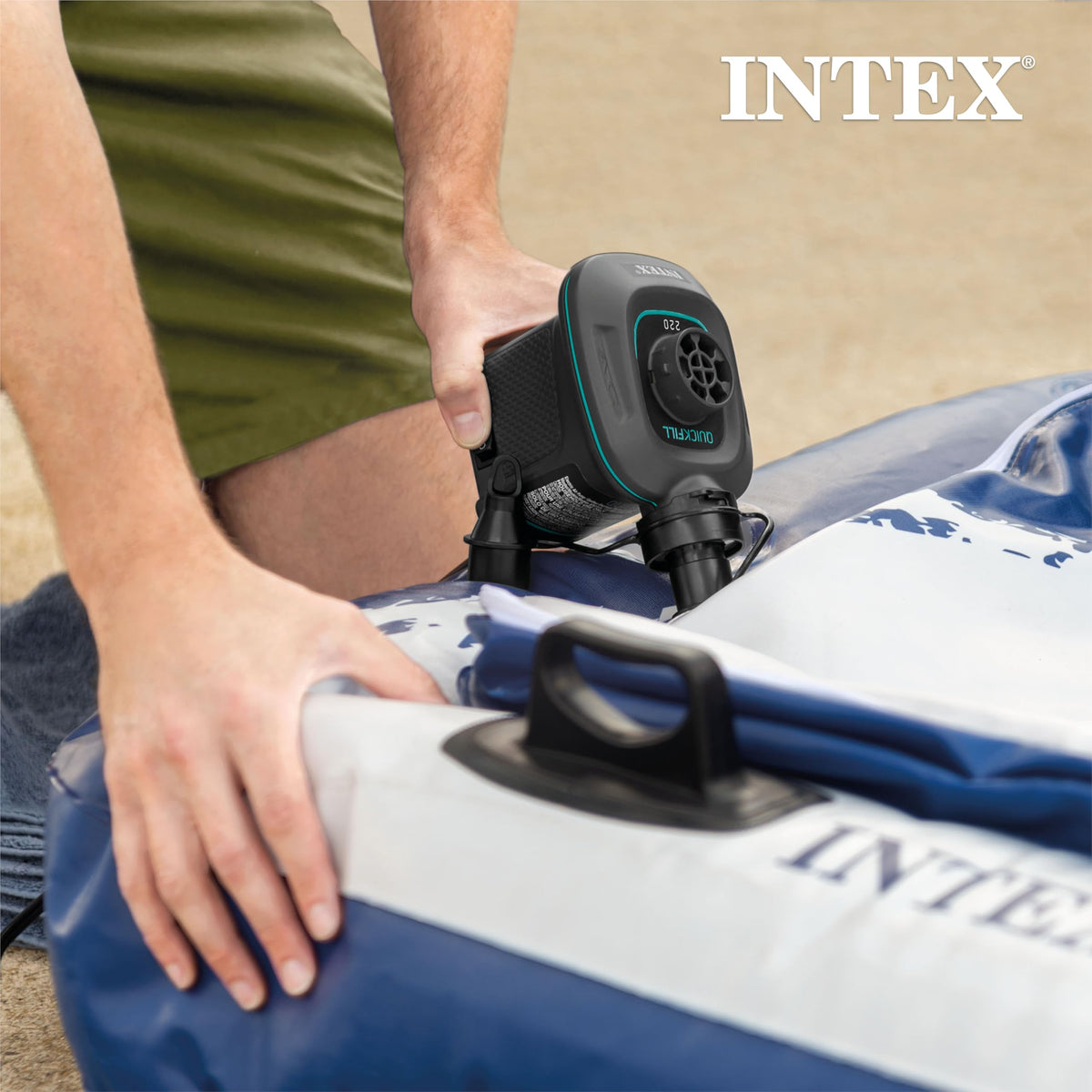 Intex Quick-Fill AC Electric Air Pump, 110-120V, Black