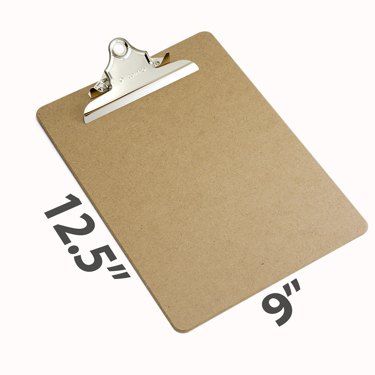 Officemate Recycled Wood Clipboards, Letter Size (6 Pack) (83706)