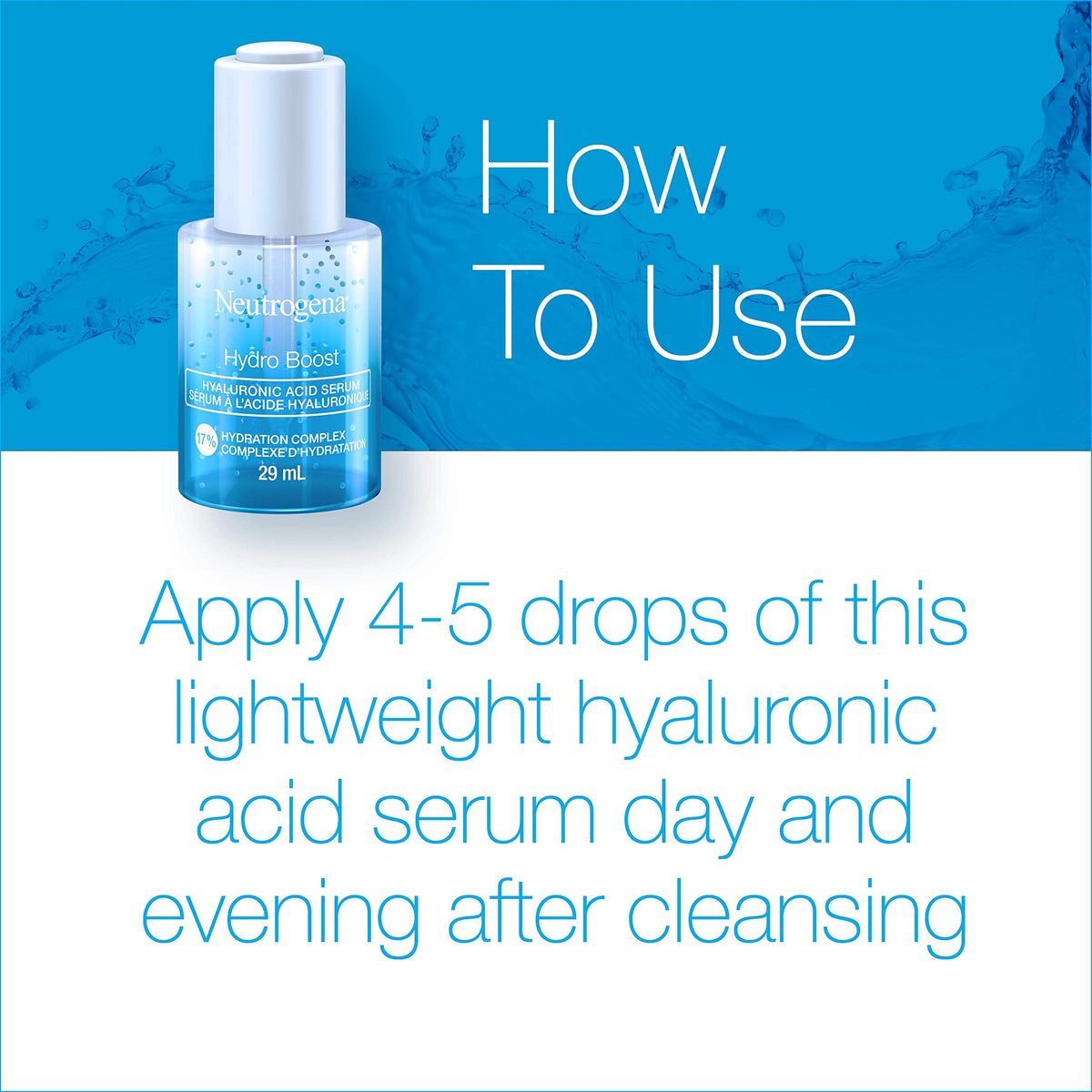 Neutrogena Hydro Boost Hyaluronic Acid Serum, 29 ml