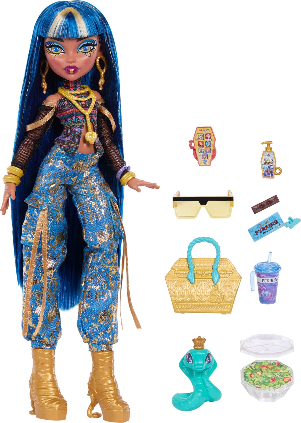 Monster High Cleo De Nile Doll with Pet Cobra