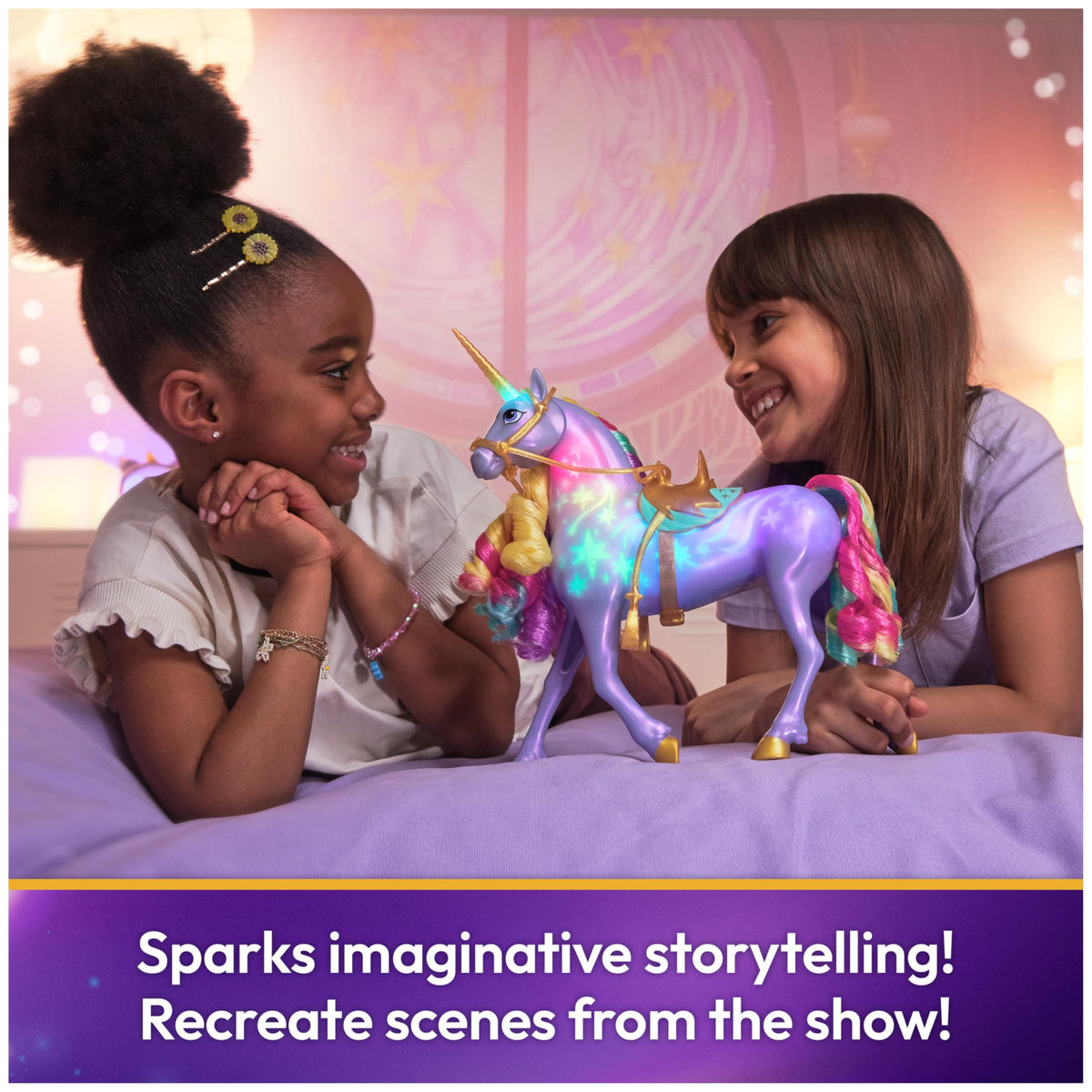 Unicorn Academy Interactive Rainbow Light-Up Wildstar, Ages 4+