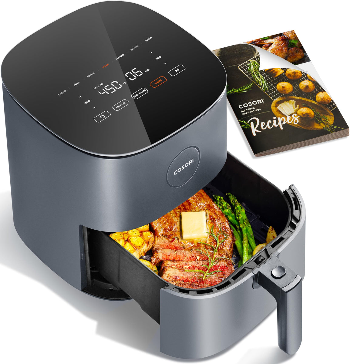 Cosori Air Fryer, 5 Qt (4.7 L), 9-in-1